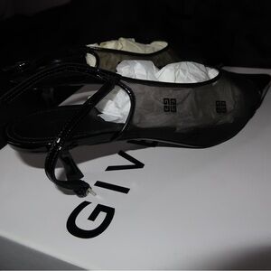 Givenchy Black Mesh Heels